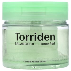 Torriden - Almofada de Toner Balanceful Cica 60 folhas 180 ml