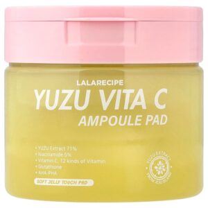 Lalarecipe - Yuzu Vita C Ampola Pads Iluminador 80 Discos 150 ml