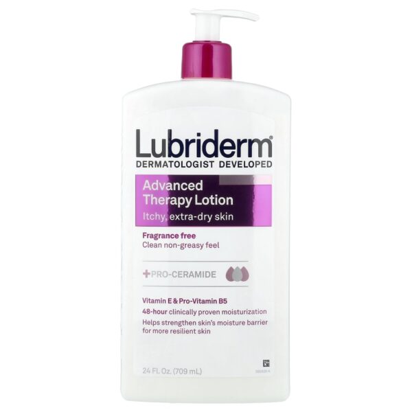 Lubriderm - Loção Advanced Therapy Coceira Pele Extrasseca Sem Perfume 710 ml