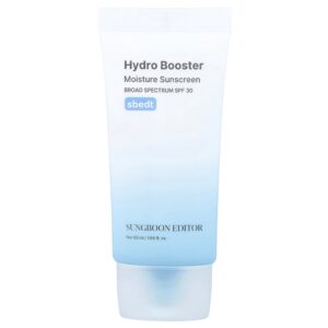 Sungboon Editor - Hydro Booster, Protetor Solar Hidratante, FPS 30, 50 ml