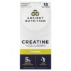 Ancient Nutrition - Creatina + Colágeno Limão 15 Pacotes de Gel 30 ml Cada