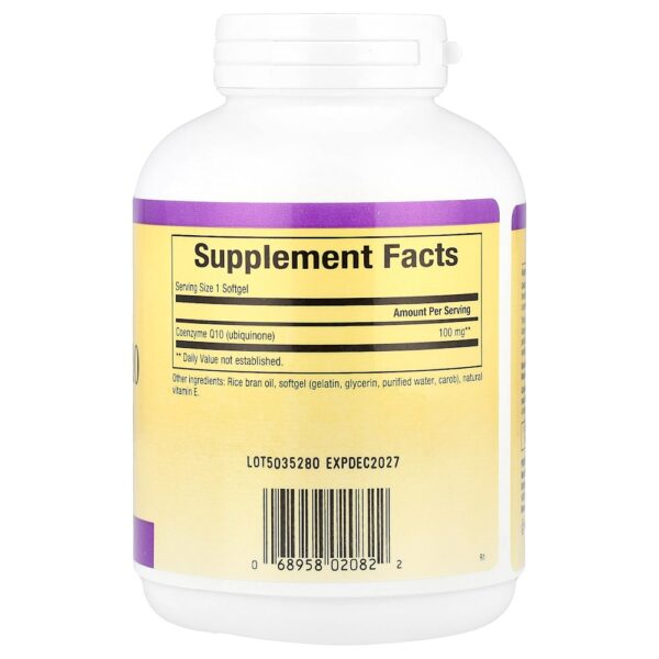 Natural Factors - Coenzima Q10 100 mg 240 Cápsulas Softgel