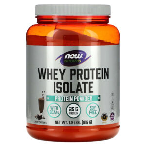 NOW Foods - Whey Protein Isolado Chocolate holandês 816 g