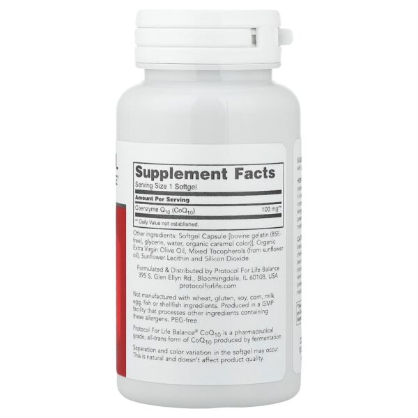 Protocol for Life Balance - CoQ10 100 mg 90 Cápsulas Softgel