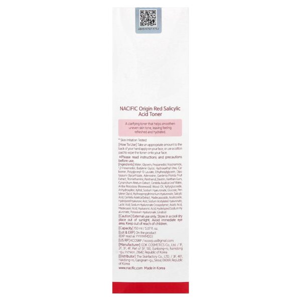 39-97.jpg Nacific - Tônico de Ácido Salicílico Vermelho Origem 150 ml