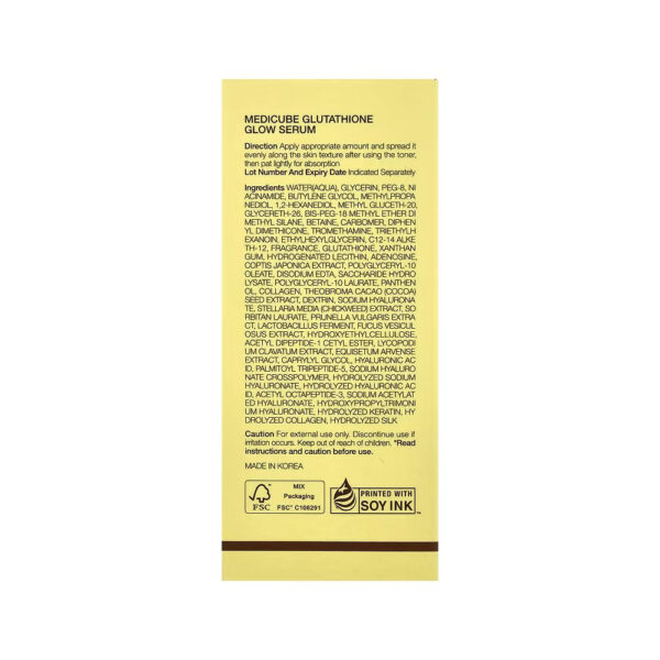 Glutathione Glow Sérum para Brilho de Glutationa 30g - Medicube