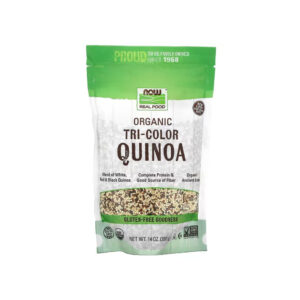 Quinoa Orgânica Tricolor 397g Grãos Puros - Now Foods