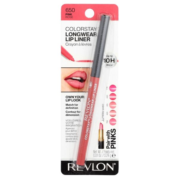 4-51.jpg Revlon - Colorstay Delineador Labial de Longa Duração Rosa 650 0 g