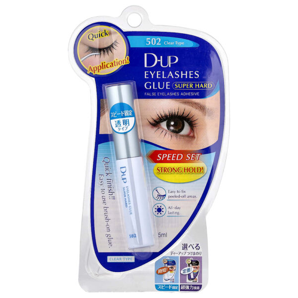 D-UP - Eyelashes Glue Super Hard Adesivo para Cílios Postiços Tipo Transparente 502 5 ml