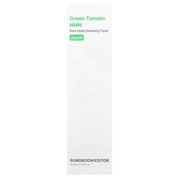 Sungboon Editor - Tônico Hidro Suavizante Green Tomato, NMN Pore, 350 ml