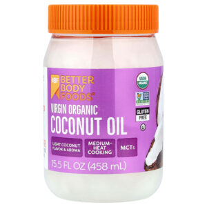 BetterBody Foods - Óleo de Coco Orgânico Virgem 460 ml
