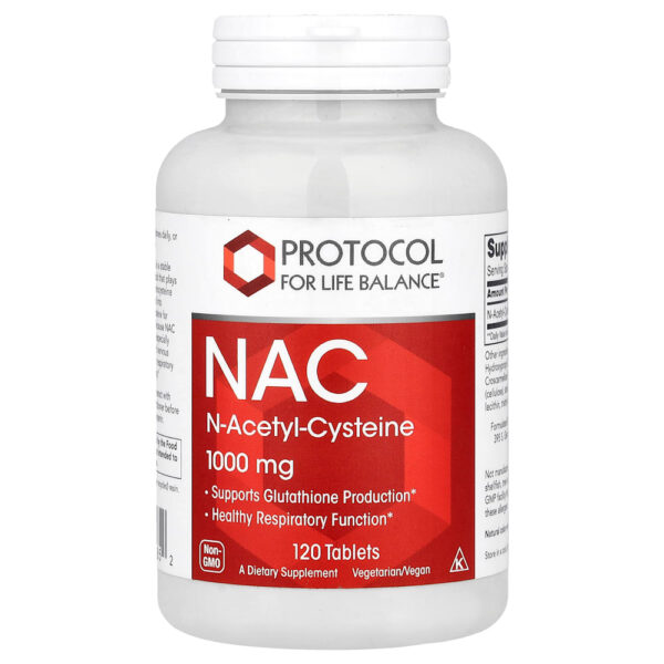 Protocol for Life Balance - NAC 1,000 mg 120 Comprimidos