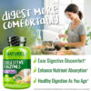 NATURELO - Enzimas Digestivas Mistura de Espectro Completo 90 Cápsulas Vegetarianas