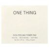 One Thing - Almofada Tonificadora Peeling de Cica 65 Unidades 180 g