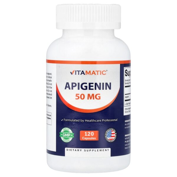 40-94.jpg Vitamatic - Apigenina 50 mg 120 Cápsulas