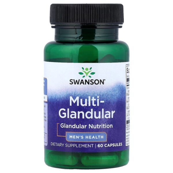 Swanson Vitamins - Multiglandular Saúde Masculina 60 Cápsulas