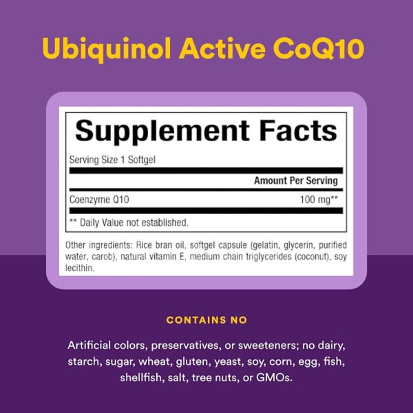 Natural Factors - Coenzima Q10 100 mg 240 Cápsulas Softgel