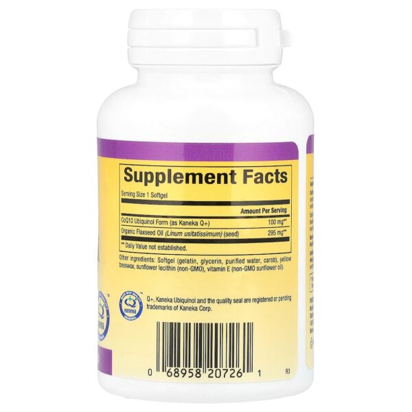 41-42.jpg Natural Factors - Ubiquinol CoQ10 Ativa 100 mg 60 Cápsulas Softgel