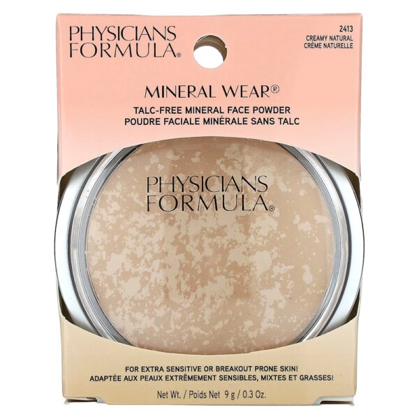 41-50.jpg Physicians Formula - Mineral Wear Pó Facial Mineral sem Talco 2413 Natural Cremoso 9 g