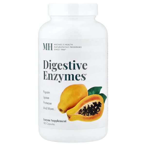 Michael's Health - Enzimas Digestivas 180 Cápsulas