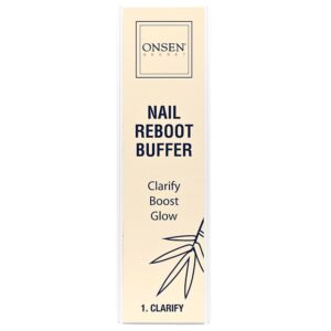 Onsen Secret - Nail Reboot Buffer Conjunto de 3 Unidades