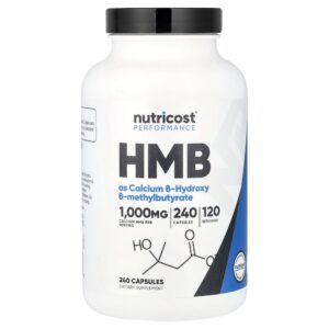 41-57.jpg Nutricost - HMB B-Hidroxi-B-Metilbutírico 240 Cápsulas (500 mg por Cápsula)