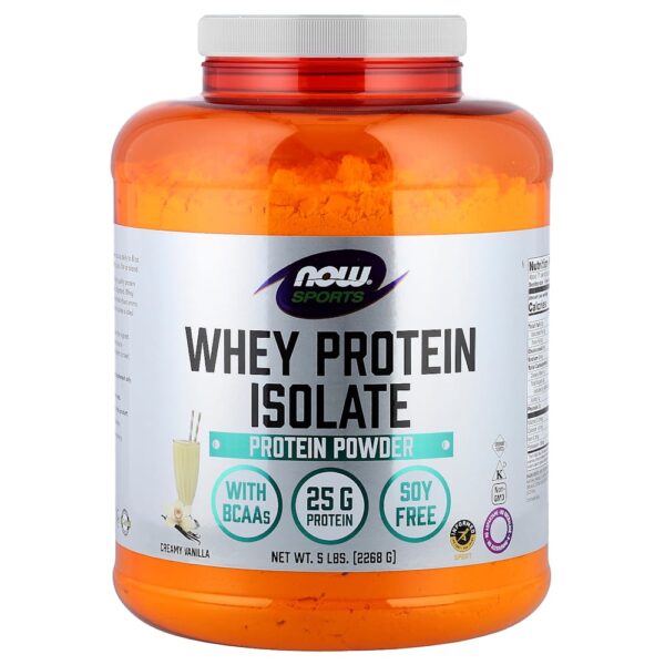 41-76.jpg NOW Foods - Whey Protein Isolado Baunilha Cremosa 2.268 g