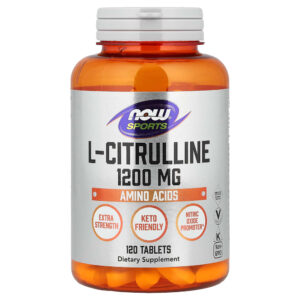 NOW Foods - Sports L-Citrulina 1.200 mg 120 Comprimidos