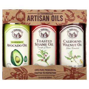La Tourangelle - Óleos Artisan Trio Favoritos 3 Unidades 250 ml (240 g) Cada