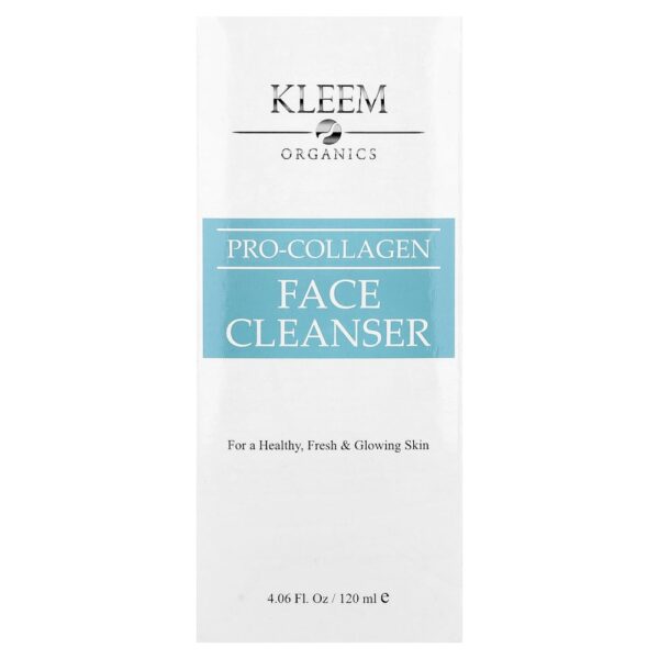 Kleem Organics - Sabonete para Limpeza Facial Pro-Colágeno Para Todos os Tipos de Pele 120 ml