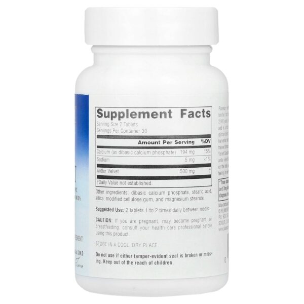 Planetary Herbals - Veludo de Chifre Full Spectrum 60 Comprimidos (250 mg por Comprimido)