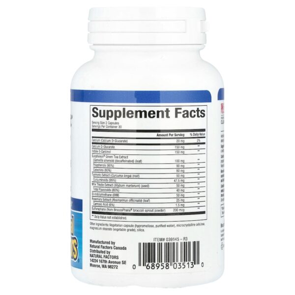 Natural Factors - AndroSense T-Correct 60 Cápsulas Vegetarianas