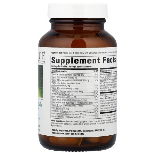 Innate Response Formulas - One Daily para Homens Sem Ferro 60 Comprimidos