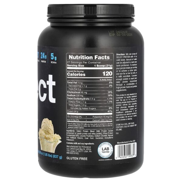 PEScience - Select Protein Baunilha Gourmet 837 g