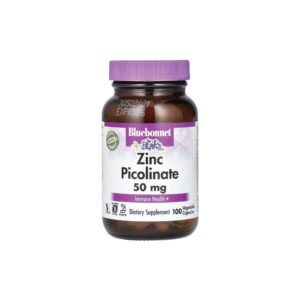 Picolinato de Zinco 50mg Zinc Picolinate 100 Cápsulas Vegetais - Bluebonnet Nutrition