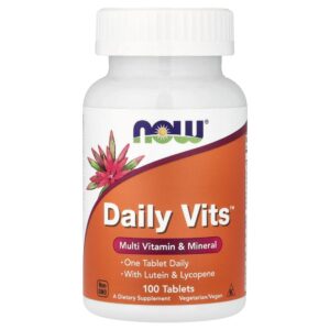 NOW Foods - Daily Vits Multivitamínico e Mineral 100 Comprimidos