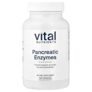 Vital Nutrients - Enzimas Pancreáticas 90 Cápsulas