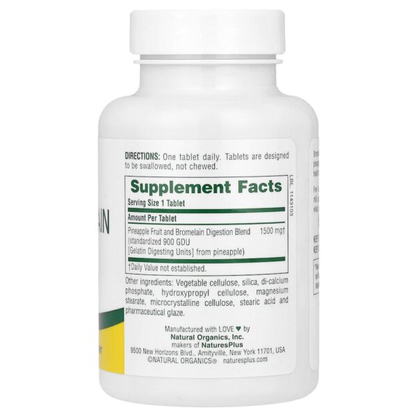 NaturePlus - Ultra Bromelain 1.500 mg 60 Comprimidos