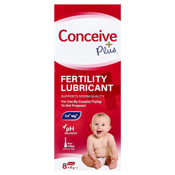Conceive Plus - Lubrificante para Fertilidade Embalagem com 8 Unidades 4 g Cada