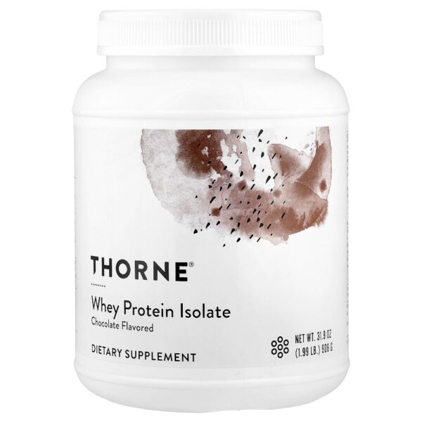 Thorne - Isolado de Whey Protein Chocolate 906 g