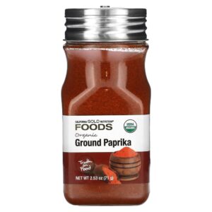44-11.jpg California Gold Nutrition - Foods Páprica Orgânica Moída 71 g