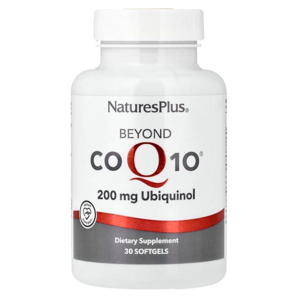 NaturePlus - Beyond CoQ10 Ubiquinol 200 mg 30 Cápsulas Softgel