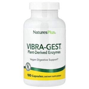 NaturePlus - Vibra-Gest Enzimas de Origem Vegetal 180 Cápsulas