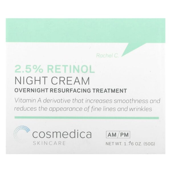 Cosmedica Skincare - Creme Noturno de Retinol a 2,5% Tratamento de Resurfacing Noturno 50 g