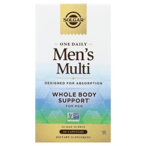 44-78.jpg Solgar - Multivitamínico One Daily para Homens 60 Cápsulas