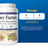 Natural Factors - Whey Factors Whey Protein de Gado Criado no Pasto Baunilha Francesa Natural 907 g