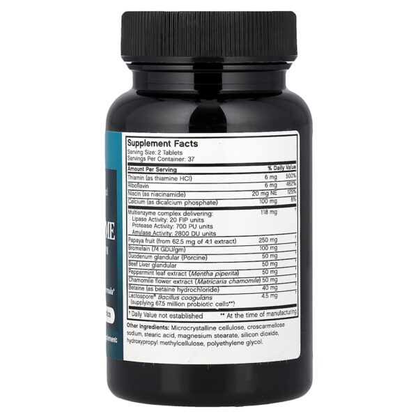Futurebiotics - Daily Enzyme Complex 75 Comprimidos