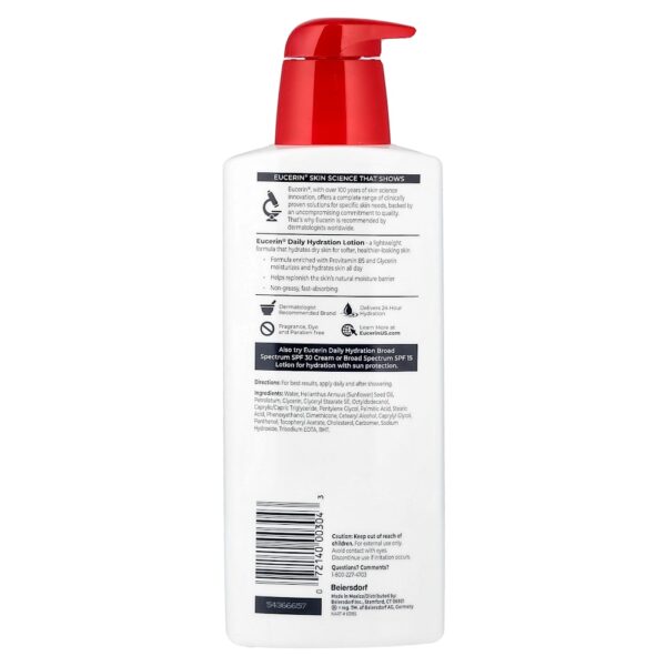 Eucerin - Loção de Hidratação Diária Sem Perfume 500 ml