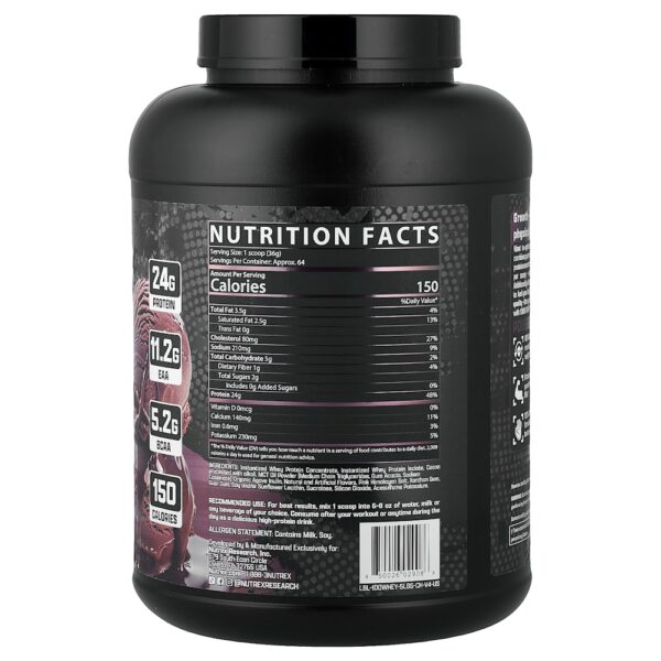 Nutrex Research - 100% Whey Protein Chocolate 2.272 g