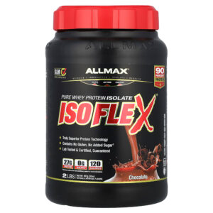 ALLMAX - ISOFLEX Whey Protein Isolado Puro Chocolate 907 g